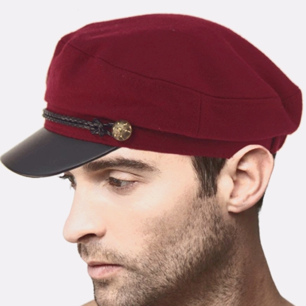 Flannel Greek Fisherman Cap NWOT